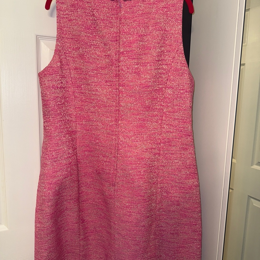 Lilly Pulitzer Portia Pink and Gold Textured Mini Dress - Picture 5 of 9